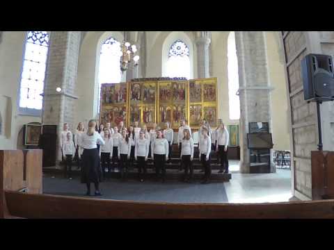 üle-eestiline tütarlastekoor Ilmalilled 22.04.2017 Nigulistes, dir Ave Sopp