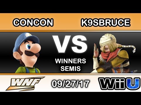 WNF 3.8 - SS | Mr. ConCon (Luigi) Vs. MF LH | K9sbruce (Sheik) Winners Semis