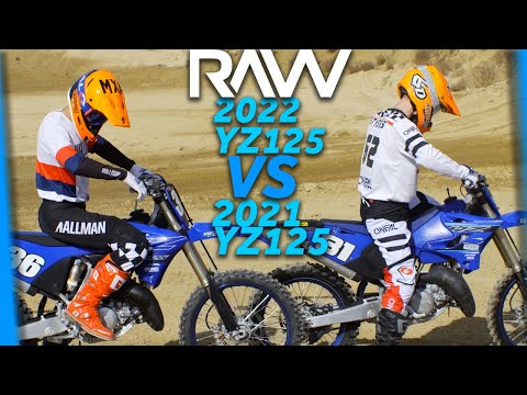 2021 YZ125 vs 2022 YZ125 Two Strokes RAW - Motocross Action Magazine