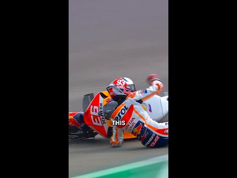 Giving up is *NOT* an option for Marc Marquez 💪