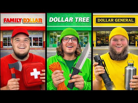 $100 Ultimate Dollar Store Survival Challenge!