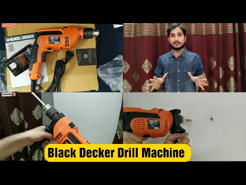 Black & Decker Reversible Hammer Drill | Unboxing, Features and Use | Best Drill Machine for DIY