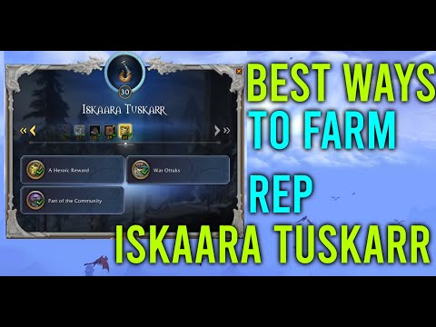 BEST BEST BEST WAY to FARM REP with Iskaara Tuskarr #shorts