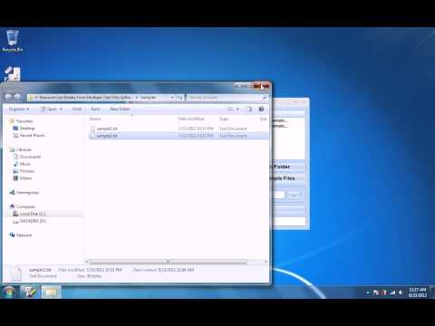 Remove Line Breaks From Multiple Text Files Software
