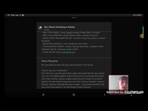 War robots 8.3 update overview guys.