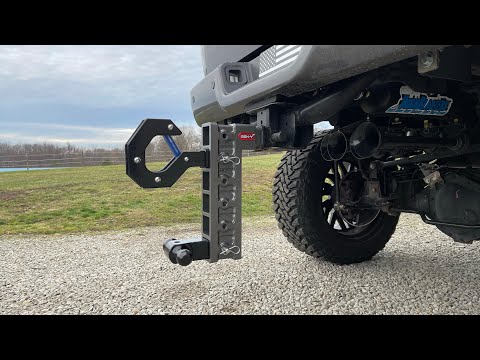 (Part 1) GEN-Y 15” Mega Duty Drop Hitch unboxing & install on my 2016 Ram 2500 lifted Cummins.