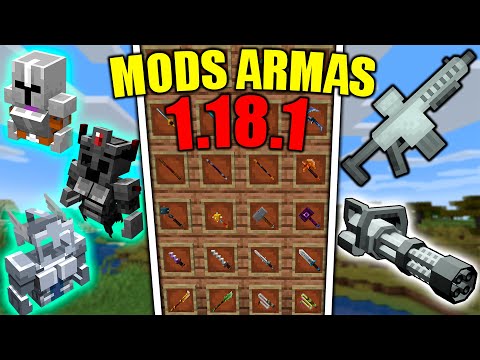 🔥EPIC Minecraft 1.18.1 Mods- Weapons, Armor, Tools💣