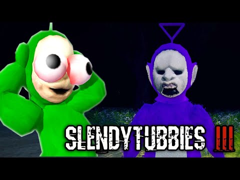 🌈 TELETUBBIES TURNING TO EVIL! | Dipsy Plays Slendytubbies 3 Part 1