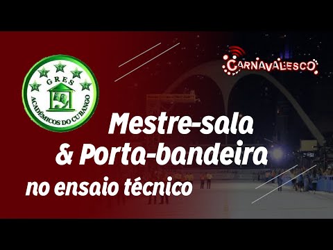 CASAL DO CUBANGO NO ENSAIO TÉCNICO NO SAMBÓDROMO