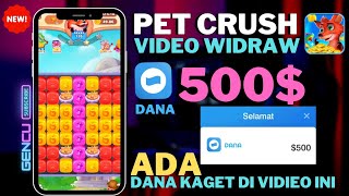 Pet Crush Sehari Main Widraw 500 ke DANA Game Penghasil Uang Beneran Dana Kaget 1 Mp4 3GP & Mp3