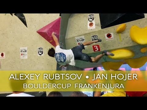 Alexey Rubtsov VS Jan Hojer - Final #4 at Bouldercup Frankenjura 2017 #ibcFj17