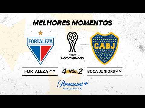 Gols e lances de Fortaleza x Boca Juniors