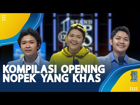 Kompilasi Opening Stand Up Nopek Novian yang Khas, Bikin Juri Ngakak!!!
