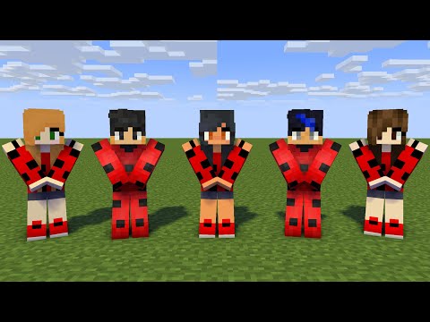 MONSTER SCHOOL : WALKER DANCE MEME LADYBUG APHMAU AND FRIENDS - MINECRAFT ANIMATION