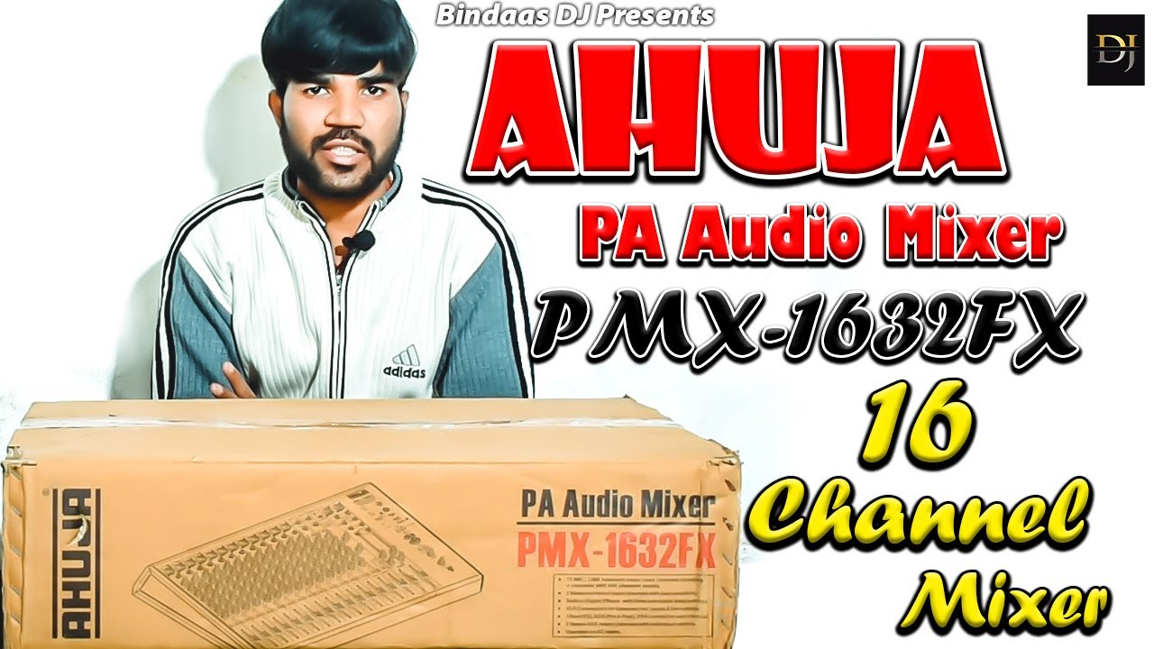 Ahuja 16 Channel PA Audio Mixer I PMX-1632FX I Bindaas DJ I