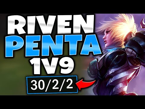RIVEN TOP HOW TO GET A PENTA-KILL AND 1V9! (DO THIS) - S12 RIVEN GAMEPLAY! (Season 12 Riven Guide)