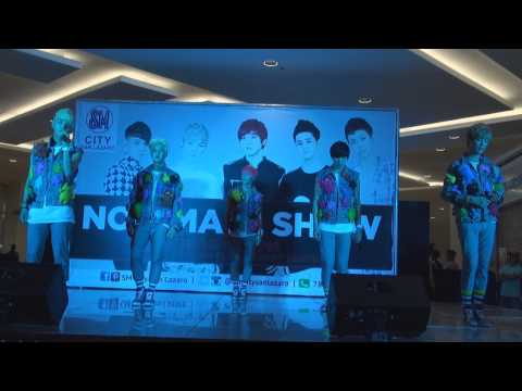 140618 SM city San Lazaro 비가오는날엔 NOM 엔오엠 단체ver. (아인,용기,케이,요한,후)