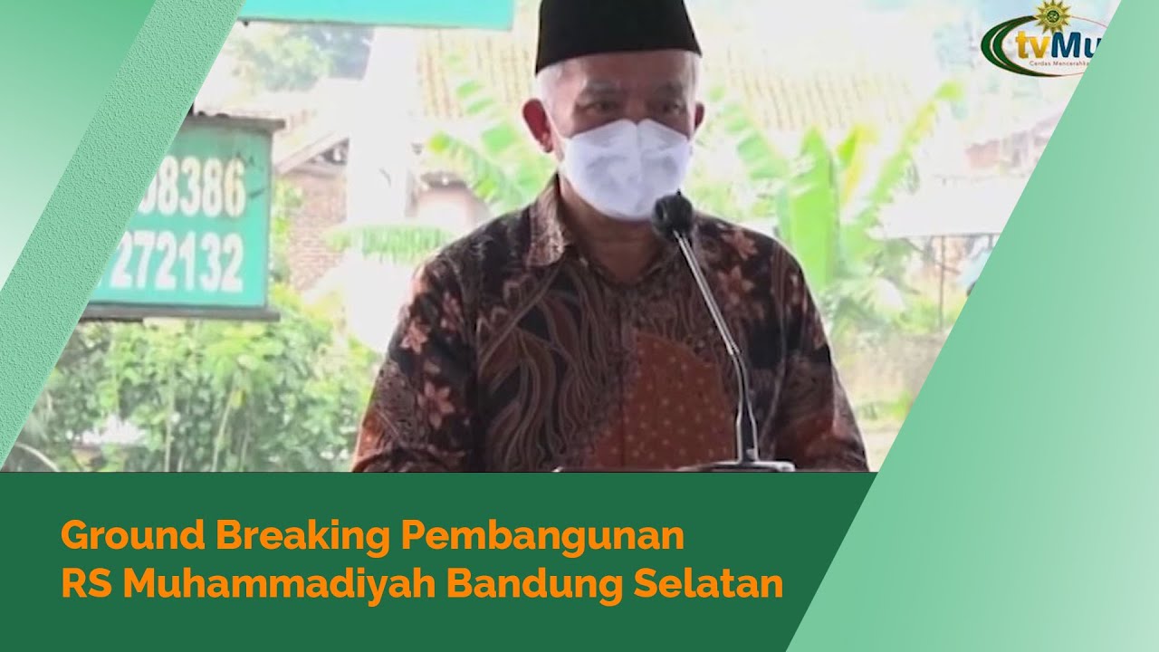 Haedar Nashir Groundbreaking Proyek RS Muhammadiyah Bandung Selatan di Desa Ciheulang
