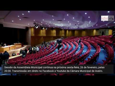 19 fevereiro 2021 - Sessão Ordinária da Assembleia Municipal de Aveiro - Primeira Reunião