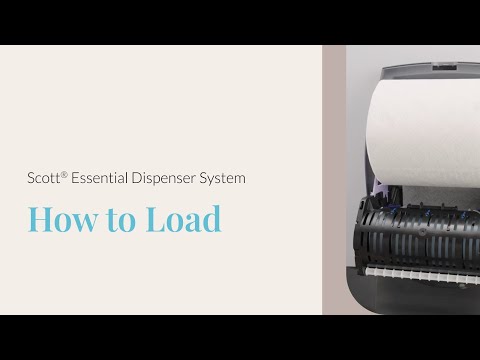 How to Load the Scott® Essential Towel Dispenser System