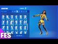 Fortnite Yellow Jacket Skin With all my Fortnite Dances & Emotes!