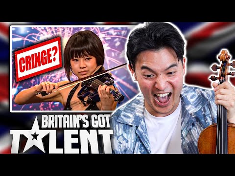 CRINGE or COOL? Pro Violinist Reacts to Britain’s Got Talent 🇬🇧