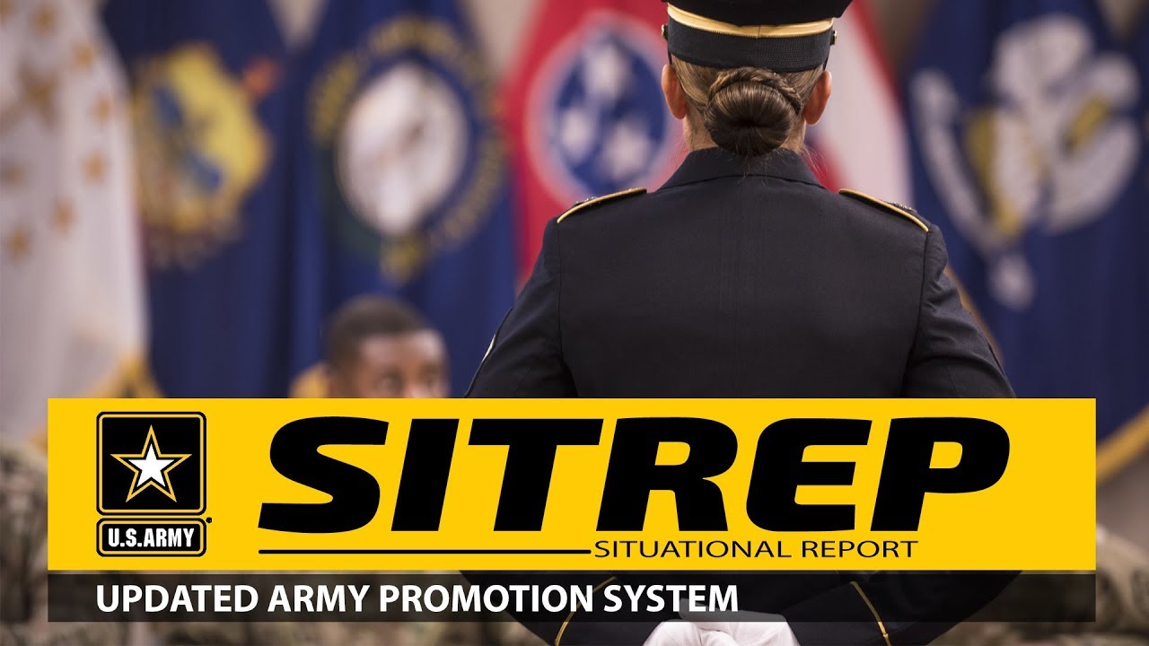 SITREP: Updated Army Promotion System