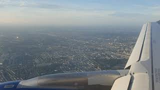 Scenic Landing at London Heathrow Airport on British Airways BA Airbus A320 from Edinburgh