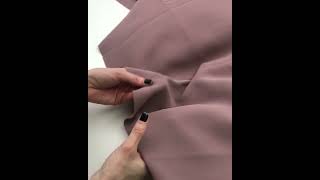 8065-63 Искусственный шёлк матовый цвет Лилово-пудровый 130 гр/м2, 150 см на YouTube