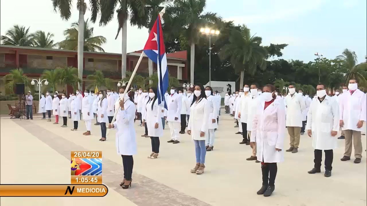 Kuba schickt mehr als 200 Medizinfachkräfte nach Südafrika | Bildquelle: https://www.youtube.com/watch?v=NGJq_BVnjZo © YouTube / Canal Caribe | Bilder sind in der Regel urheberrechtlich geschützt