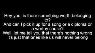 Bad Religion- You Don&#39;t Belong Lyrics