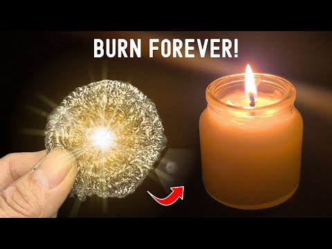 How to make infinite candle wicks! Burn forever