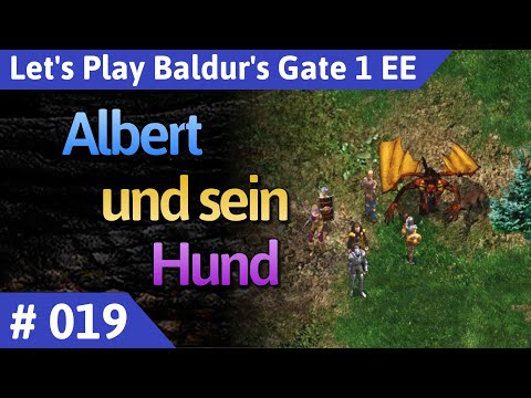 Baldur's Gate 1 deutsch Teil 19 - Albert und sein Hund Let's Play
