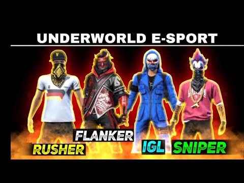 UNDERWORLD E-SPORT 4 MEMBERS #freefireindia #tournament #freefireesports
