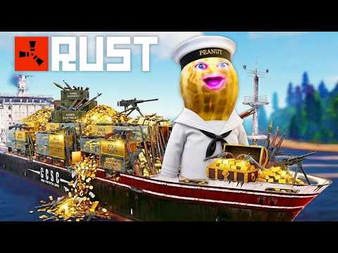 TheBurntPeanut LOCKED DOWN a STACKED Cargo w/ Cloakzy & More | RUST 🚀🔥