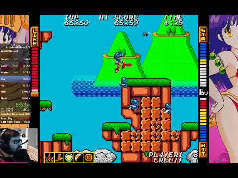 Athena Arcade All Boss Speedrun 18:12