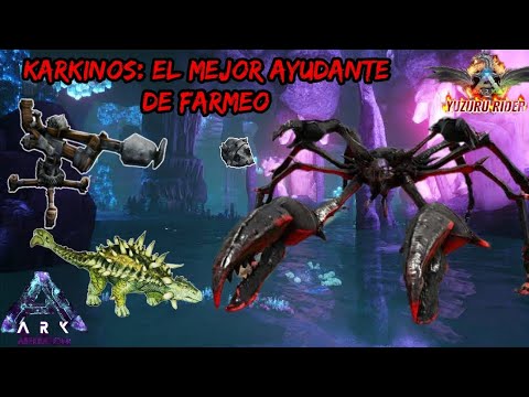 ARK TAMEAR/DOMÉSTICAR KARKINOS Y FARMEO DE METAL HOST LOCAL/XBOX ONE S #ark #arksurvivalevolved