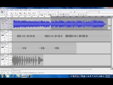 Audacity -Lesson2, Editing Multiple Tracks