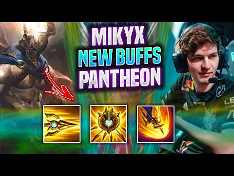 MIKYX IS A MONSTER WITH PANTHEON NEW BUFFS! - XL Mikyx Plays Pantheon Support vs Karma! |