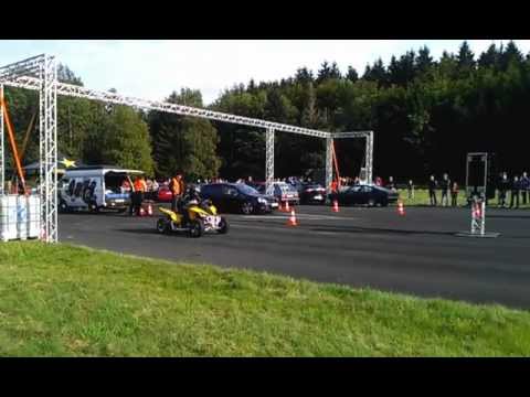 Quad Yamaha Raptor 700 VS Golf GTI Motor Jam Flugplatz Meinerzhagen