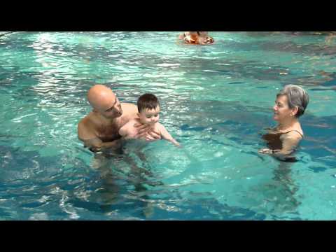 Luca zwemmen Center Parcs