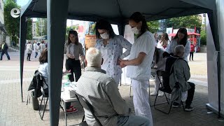 Хасковлии премериха кръвното си в центъра на града