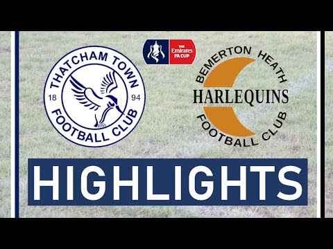 FA Cup Preliminary Round | Thatcham Town FC vs Bemerton Heath Harlequins FC | Highlights