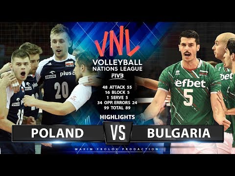 Poland vs Bulgaria  | Highlights Men's VNL 2019