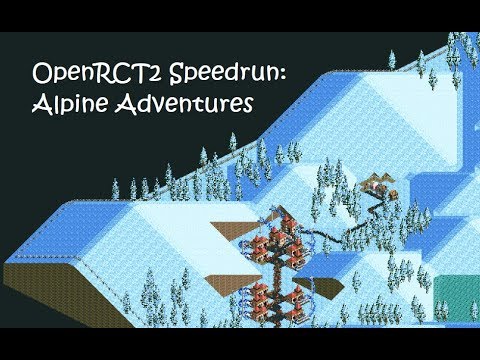 OpenRCT2 Speedrun: Alpine Adventures in 3m 5s