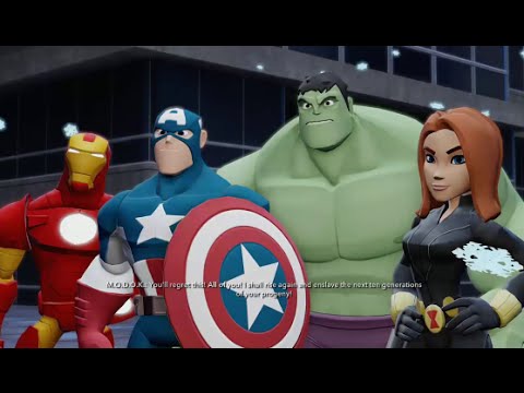 Disney Infinity 2.0 - The Avengers Playset Walkthrough Part 13 - Nova Crossover Coins/Missions