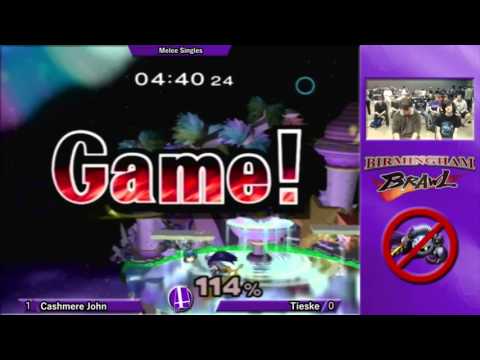 Birmingham Brawl 5 Melee Singles - Cashmere John (Falco) vs. Tieske (Marth)