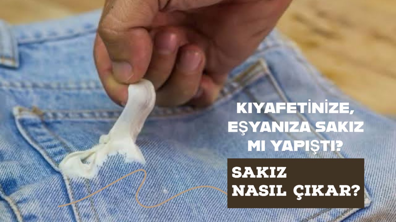 YAPIŞAN SAKIZ KABUSUNUZ OLMASIN.... 5 DAKİKADA  EŞYANIZA YAPIŞAN SAKIZDAN KURTULMA YÖNTEMİ!!
