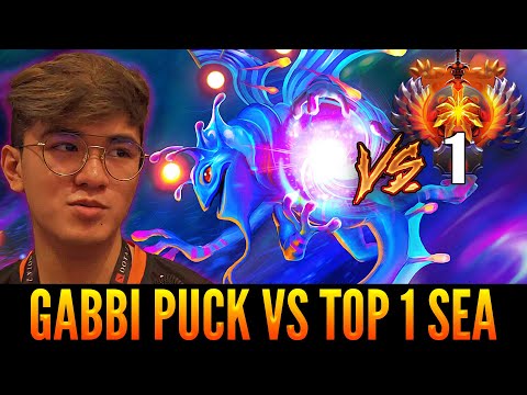 👉 Even The TOP 1 MMR SEA Monster Cant Stop The Legendary Puck Player GABBI - Dota 2 Highlights
