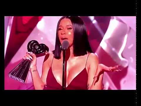 Cardi B WINS THE BEST NEW ARTIST AND PERFORMS AT 2018 IHeart Radio Music Awards CONGRATULATION